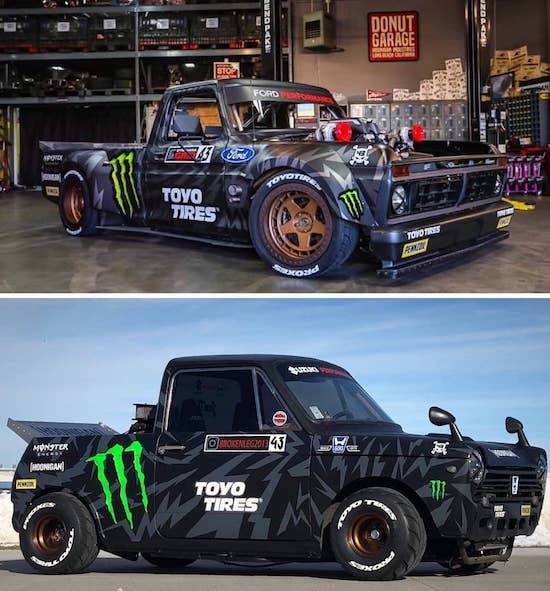 Mini Monster Truck wie Ken Block